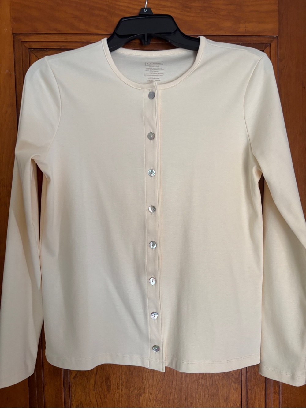 LL Bean 100% Supima Cotton cardigan